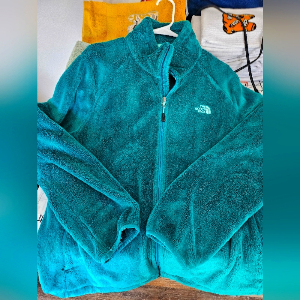 The North Face Teal Osito Fleece Jacket 2XL